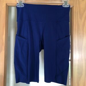 lululemon athletica royal blue Bike Shorts sz 4
